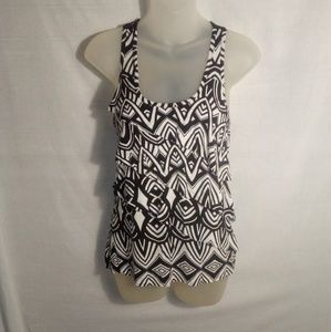 IZ BYER LACE BACK TOP SIZE S